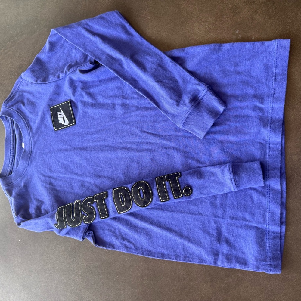 Nike Kids Purple Long Sleeve Tee
